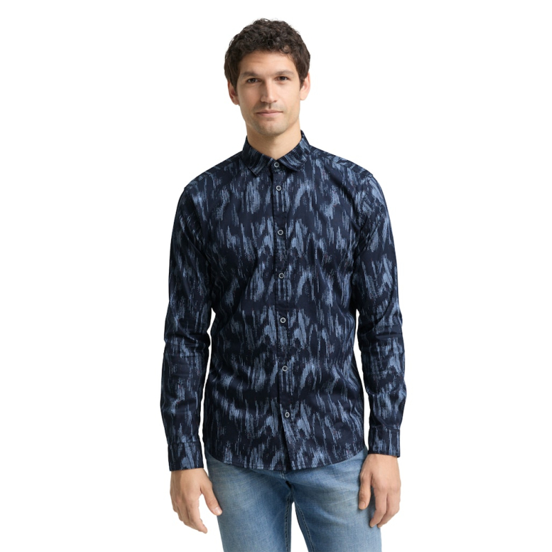 Tom Tailor Shirt Rain Blue