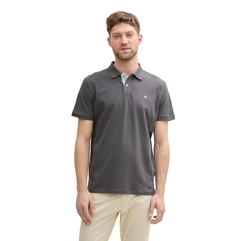 Tom Tailor Polo Shirt Dark Shadow
