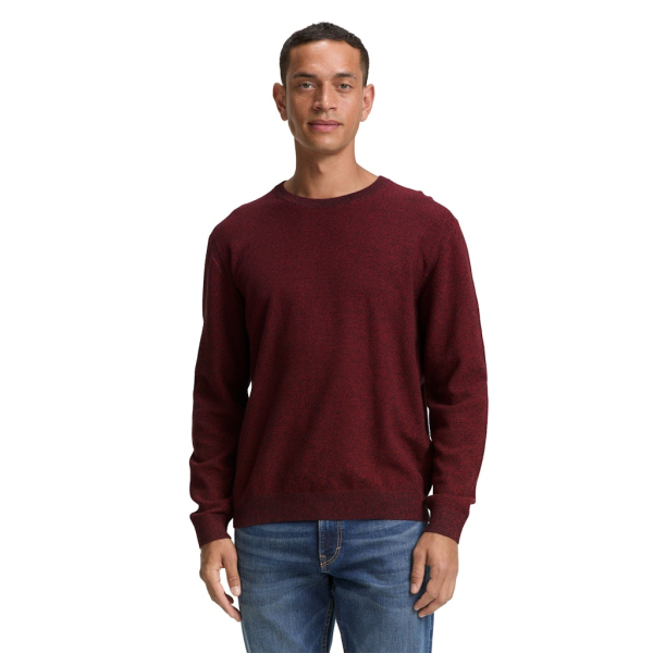 Tom Tailor Trui Samba Red Navy