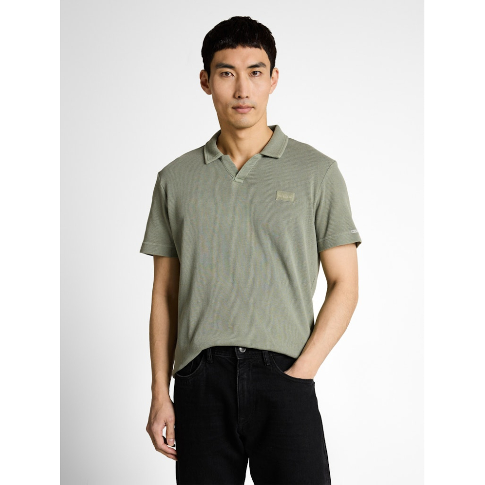 Tom Tailor Polo Shirt Greyish Shadow Olive