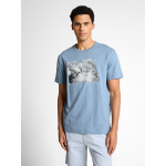 Tom Tailor T-Shirt Mountain Spring Blue