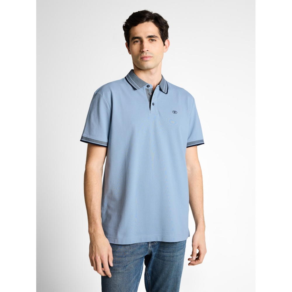 Tom Tailor Polo Shirt Mountain Spring Blue