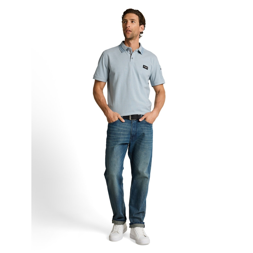 Tom Tailor Polo Shirt Blue White