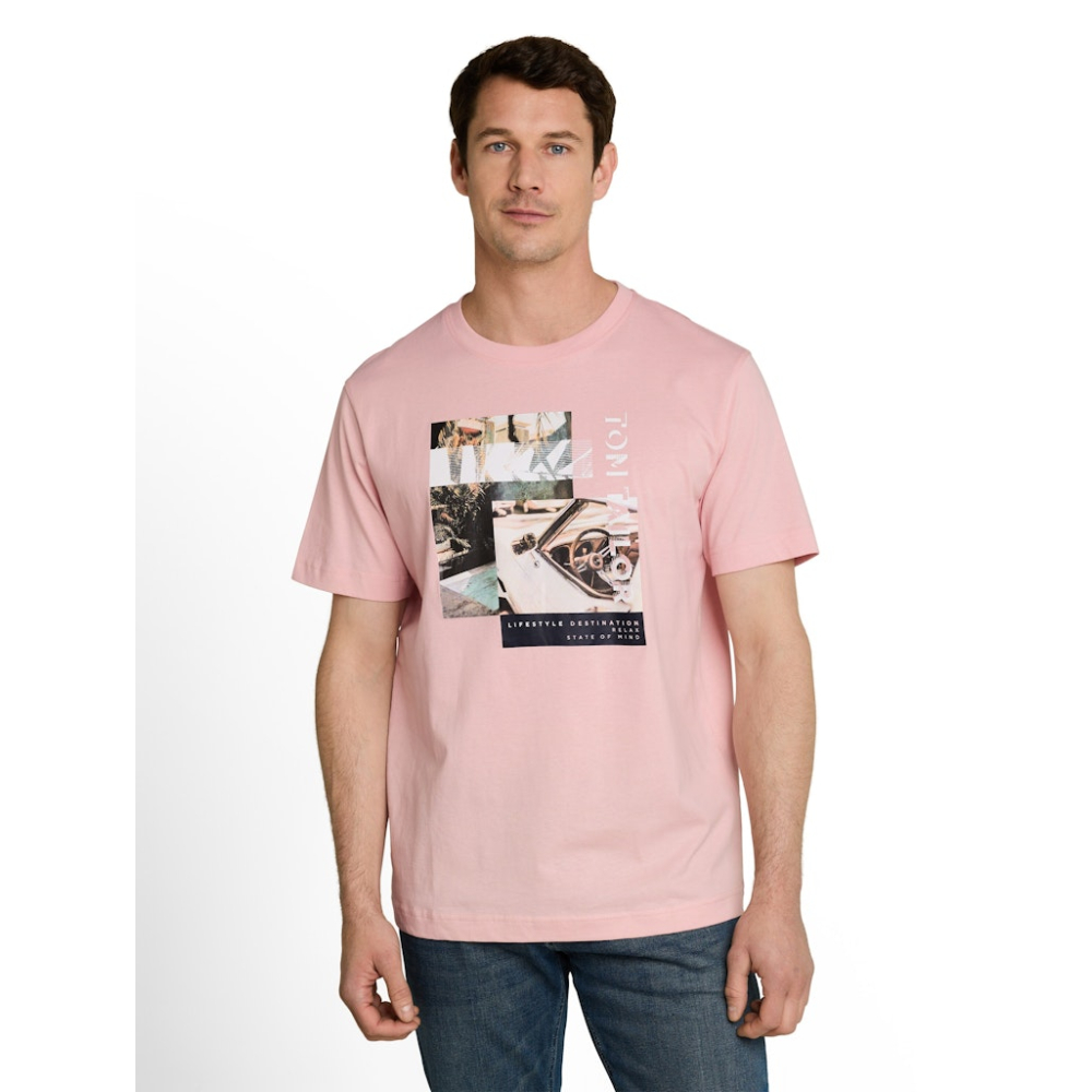 Tom Tailor T-Shirt Car Twinkle Pink