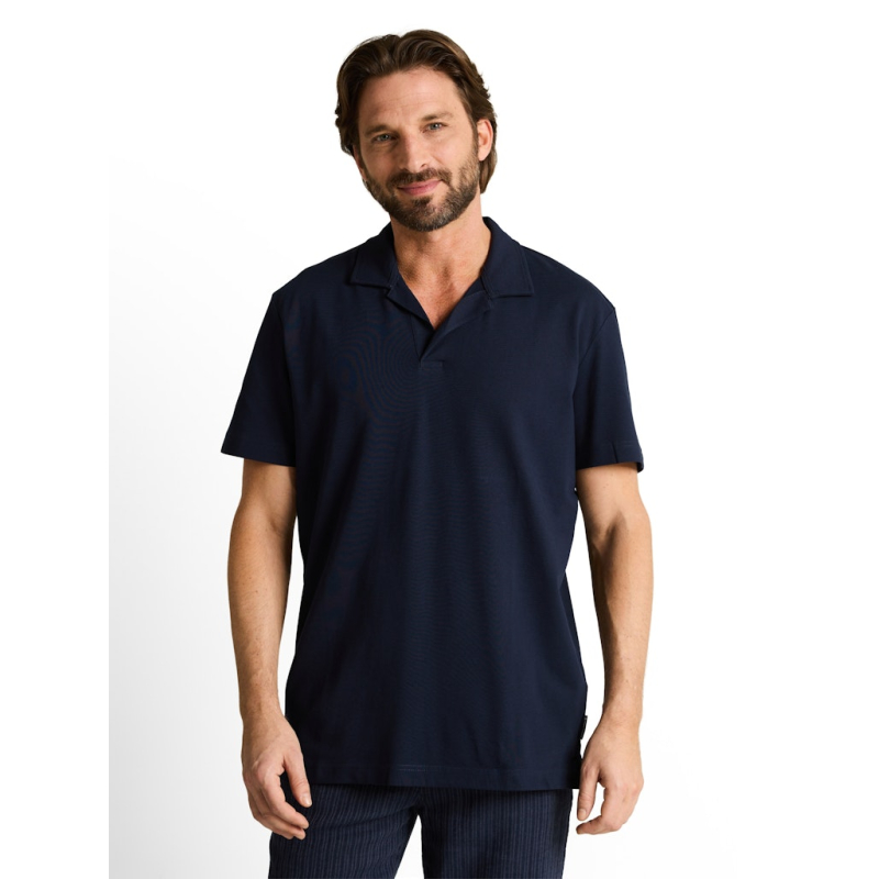 Tom Tailor Polo Shirt Pique Sky Captain Blue