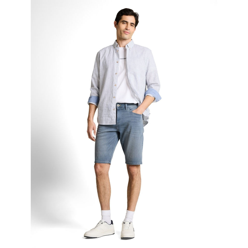 Tom Tailor Shorts Josh Mid Stone Blue Grey