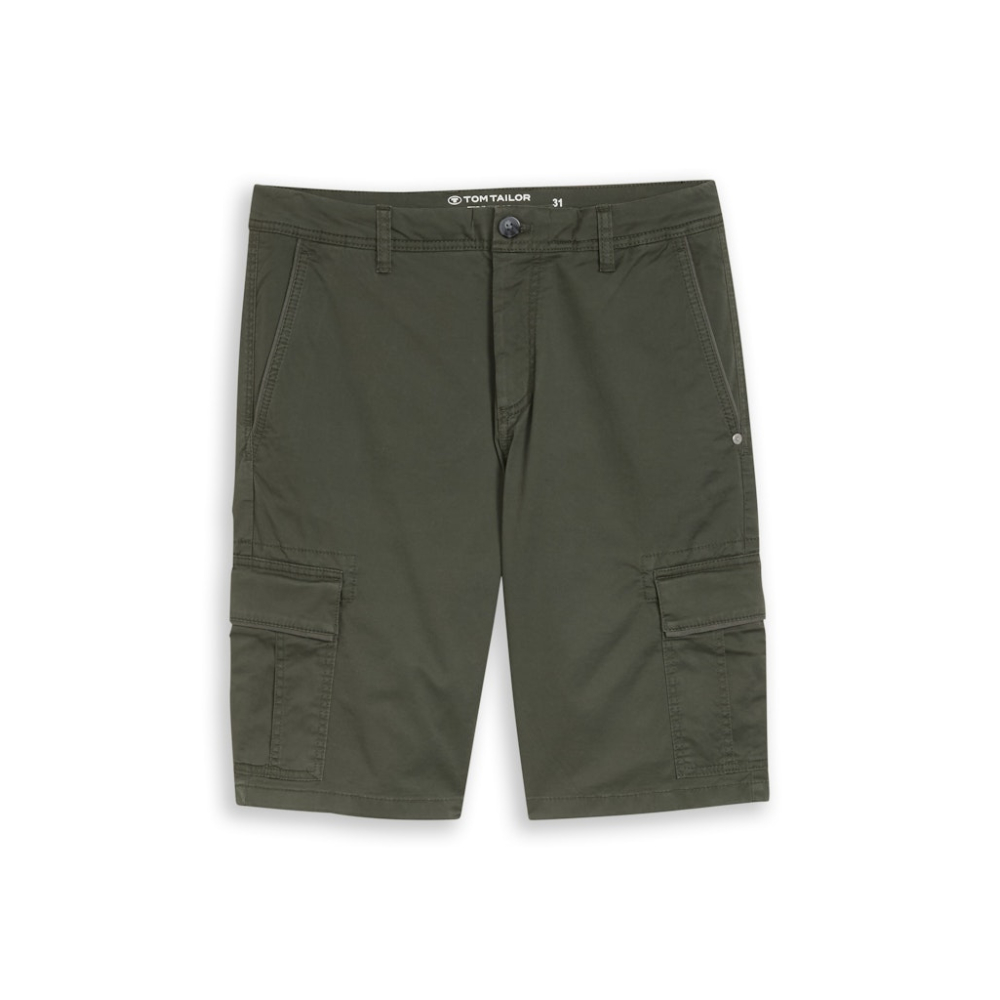 Tom Tailor Cargo Shorts Deep Leaf Green