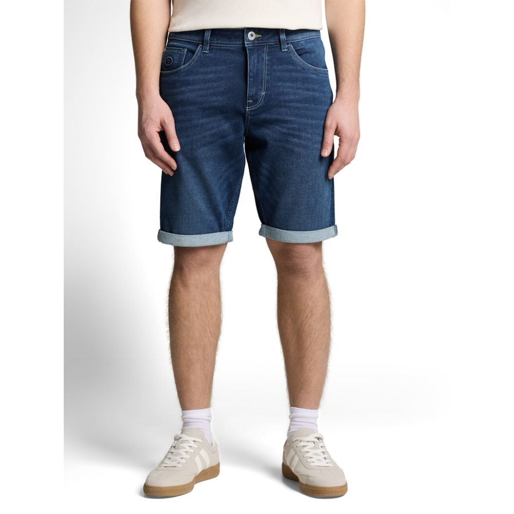 Tom Tailor Shorts Josh Used Mid Stone Blue