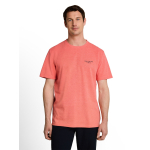 Tom Tailor T-Shirt Pique Orange Red