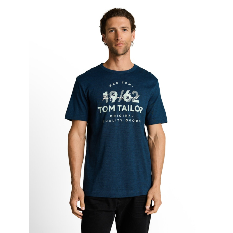 Tom Tailor T-Shirt Navy Blue Petrol