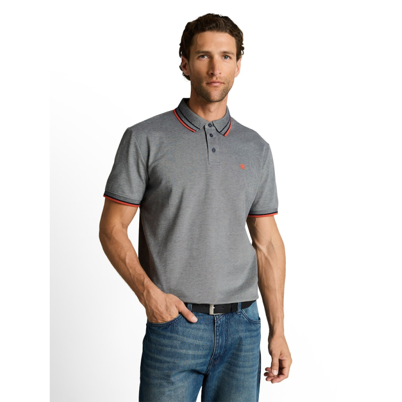 Tom Tailor Polo Shirt Greyish Green