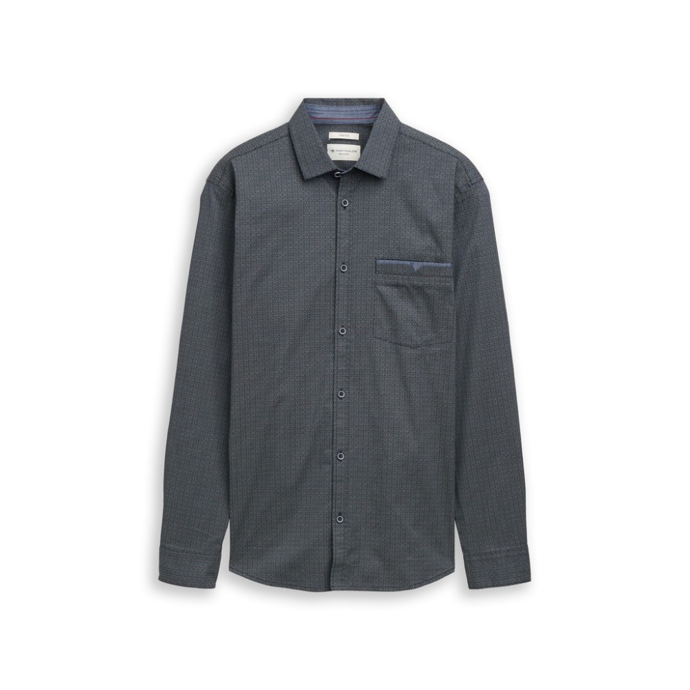 Tom Tailor Shirt Wavy Dark Blue