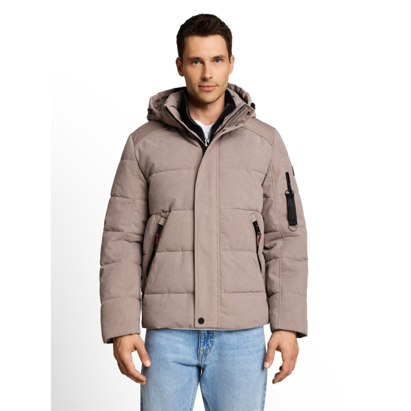 Tom Tailor Puffer Jacket Driftwood Taupe