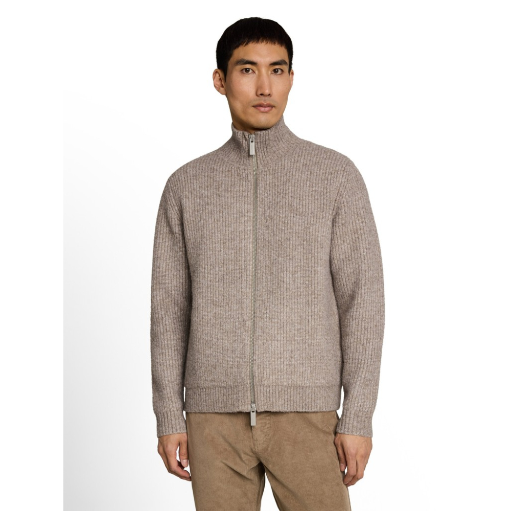 Tom Tailor Vest Chunky Driftwood Taupe