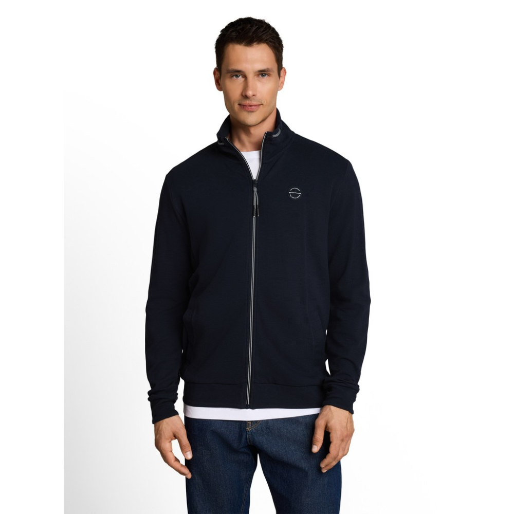 Tom Tailor Sweat Vest Ottoman Sky Captain Blue