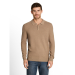 Tom Tailor Pullover Polo Hazel Brown
