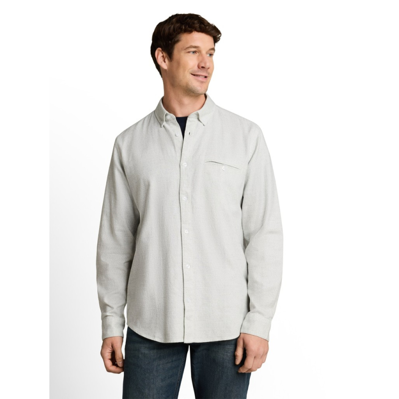 Tom Tailor Shirt Structured White Green