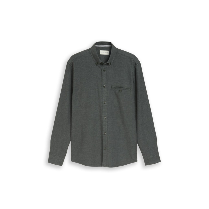Tom Tailor Shirt Structured Green