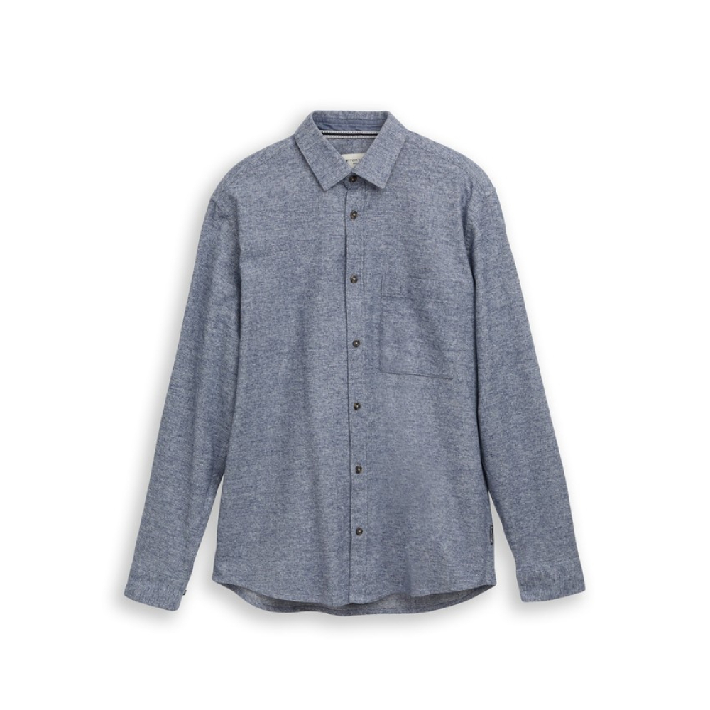 Tom Tailor Shirt Grindle White Blue
