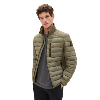 Tom Tailor Hybrid Jacket Smokey Olive Green