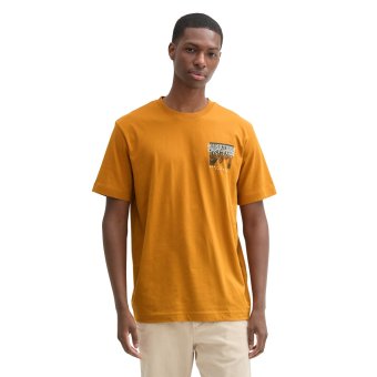 Tom Tailor T-Shirt Peanut Butter Brown