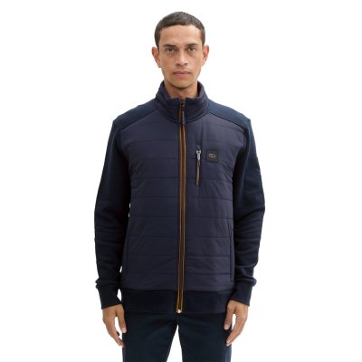 Tom Tailor Sweat Jacket Sky Captain Blue Tom Tailor Sweat Jacket Sky Captain Blue
