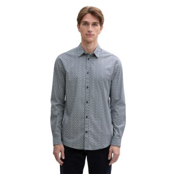 Tom Tailor Shirt Zig Zag Navy