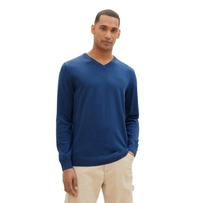 Tom Tailor Trui Dark Hockey Blue Tom Tailor Trui Dark Hockey Blue