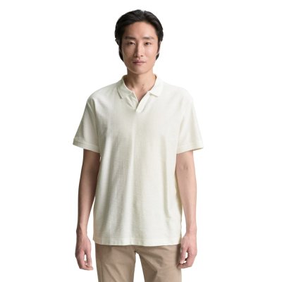 Tom Tailor Polo Shirt Structured Off White Tom Tailor Polo Shirt Structured Off White