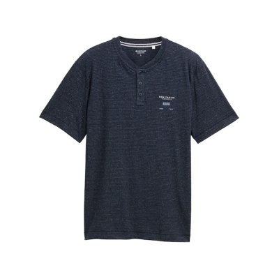 Tom Tailor T-Shirt Henley Navy Tom Tailor T-Shirt Henley Navy