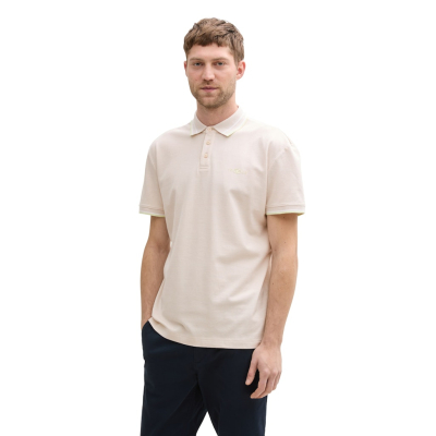 Tom Tailor Polo Shirt Light Cashew Beige Tom Tailor Polo Shirt Light Cashew Beige
