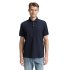 Tom Tailor Polo Shirt Waffle Sky Captain Blue