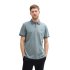 Tom Tailor Polo Shirt Pique Grey Mint