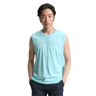 Tom Tailor Tank Top Caribbean Turquoise Tom Tailor Tank Top Caribbean Turquoise