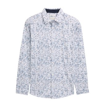 Tom Tailor Shirt Dots White Blue