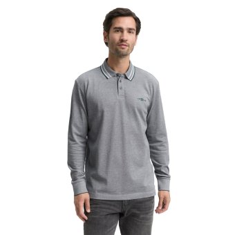 Tom Tailor Longsleeve Polo Shirt Navy White