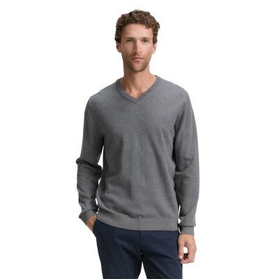 Tom Tailor Trui Classic Dark Grey Tom Tailor Trui Classic Dark Grey