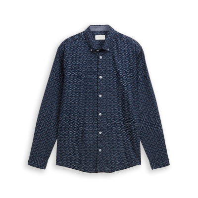 Tom Tailor Shirt Diamond Sky Captain Blue