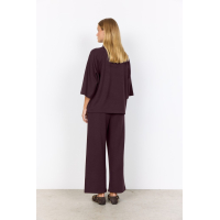 Soyaconcept Shirt Banu Chocolate Plum