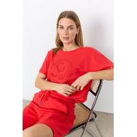Soyaconcept T-Shirt Banu Bittersweet Orange Red