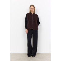 Soyaconcept Gilet Onyx Chocolate Plum