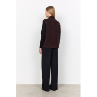 Soyaconcept Gilet Onyx Chocolate Plum