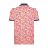 A Fish Named Fred Polo Shirt Snake Peach