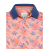 A Fish Named Fred Polo Shirt Snake Peach