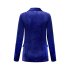 Helena Hart Blazer Velours Midi Uni Royal Blue