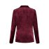 Helena Hart Blazer Velours Midi Uni Wine