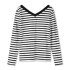 Helena Hart Top Stripe Zwart Wit