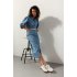 Tramontana Rok Pinstripe Blue Denim