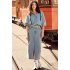 Tramontana Rok Pinstripe Blue Denim
