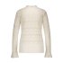 Tramontana Top Flared Brushed Lace Stone